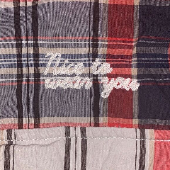 JACHS Men’s Button Down Red Plaid Shirt Size XL - Picture 3 of 7